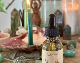 Money Money Come To Me Oil, Financial abundance oil, intention setting oil, ritual oil, body oil, bath oil, spell oil, anointing oil