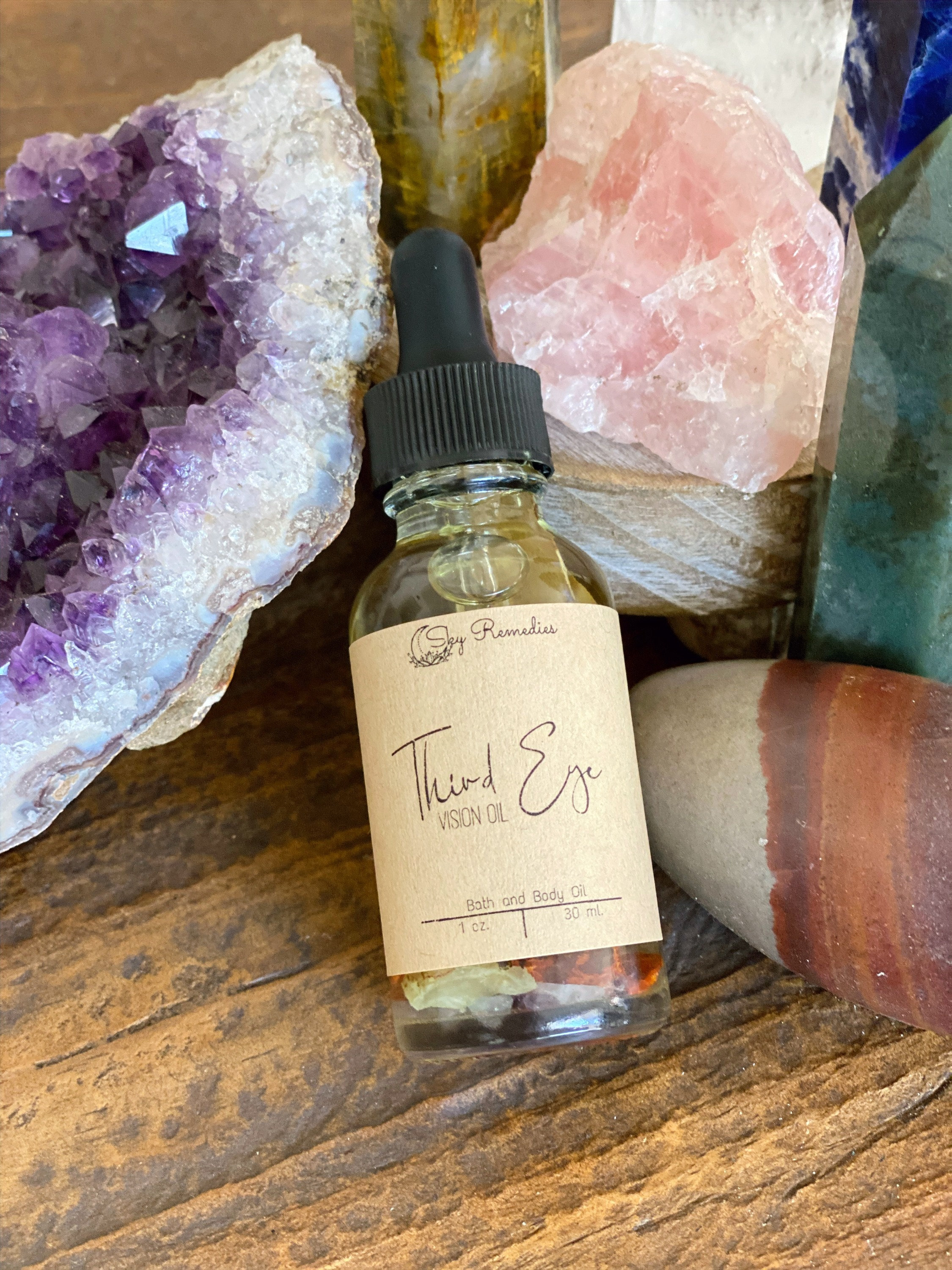 Third Eye Oil: vision oil, second sight oil, third eye awakening oil, psychic enhancer