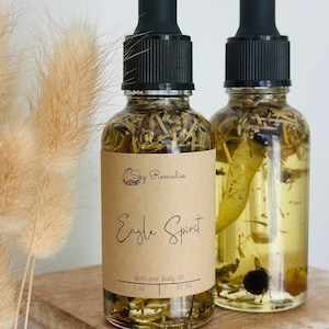 Eagle Spirit Oil, Totem Oil, Spirit Animal Oil, Ritual Oil, Anointing Oil, Intention oil, Spell oil, Conjuring oil