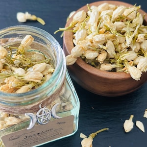 Jasmine, Magikal herbs, Organic herbs, Ritual herbs, Witchy herbs, Apothecary, Spell Herbs