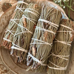 Pine cleansing stick, Pine smudge stick, smoke cleanse bundle, smudge bundle