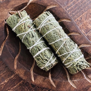 Cedar cleansing stick, Cedar smudge stick, smoke cleanse bundle, smudge bundle