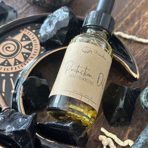 Protection Oil, Shield, Psychic protection, Negative energy protection, Spirit protection, intention oil, ritual oil