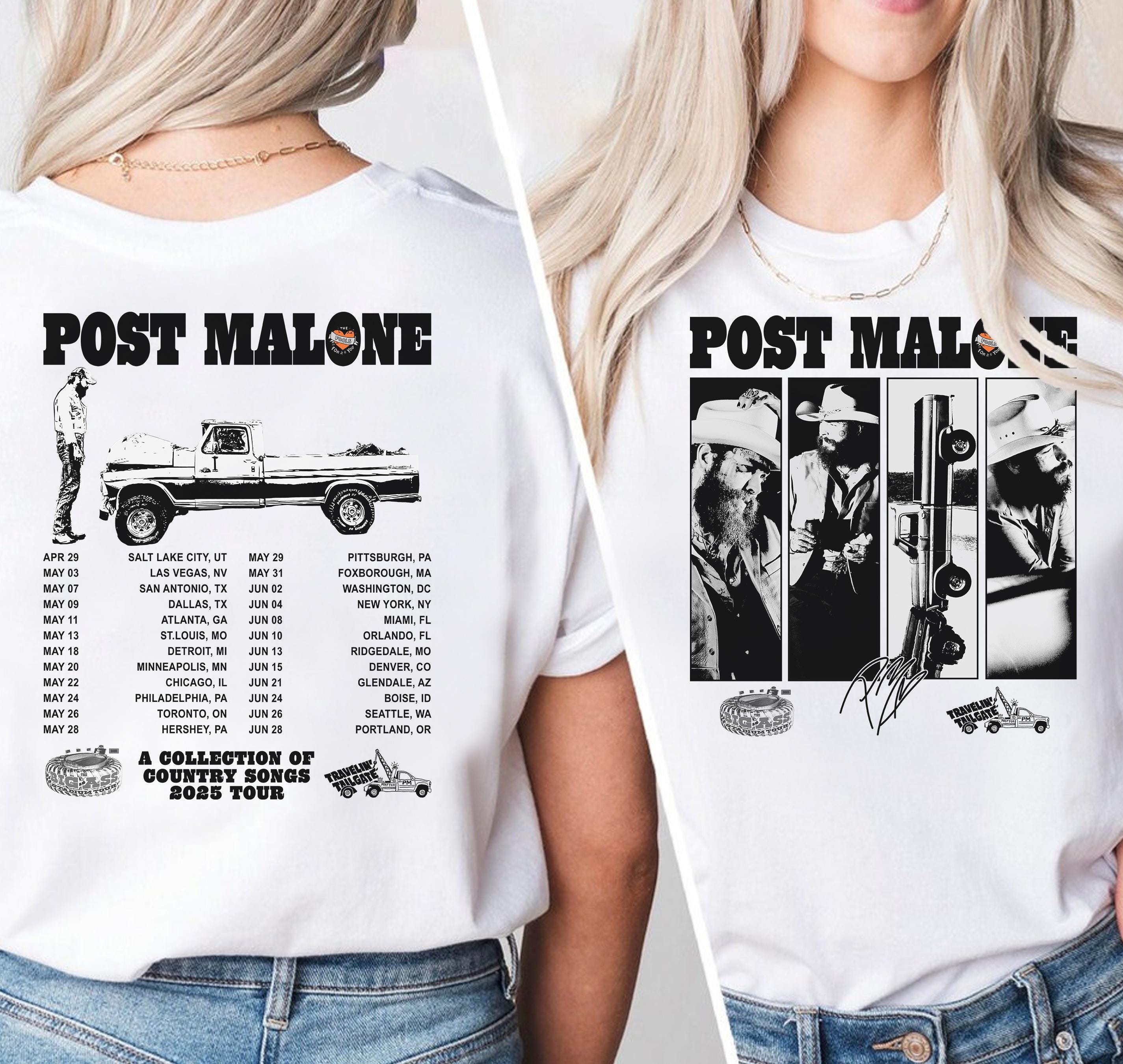 Discover Posty 2025 Tour Shirt, Post Malone Shirt, Post Malone Tour Shirt