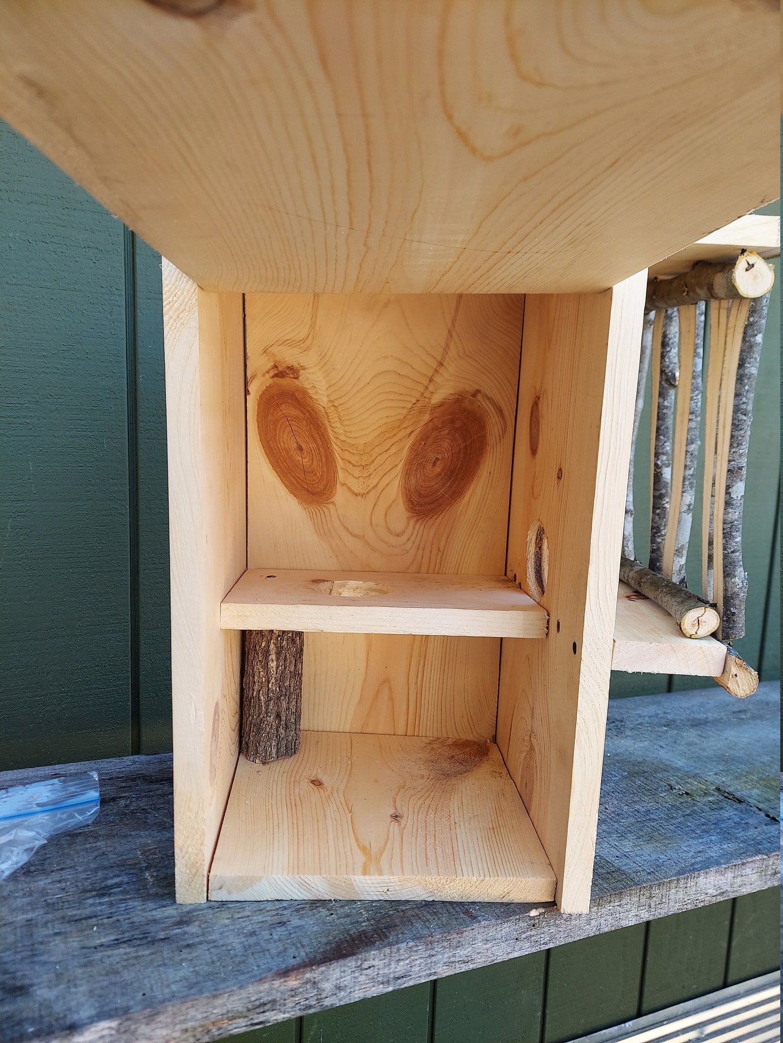 Extra Large Squirrel House Squirrel Nesting Box Wooden Etsy