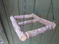 Chicken Swing, Rustic Chicken Swing, Wooden Chicken Toy, Backyard Chicken Toy, Bird Toy, Bird Perch