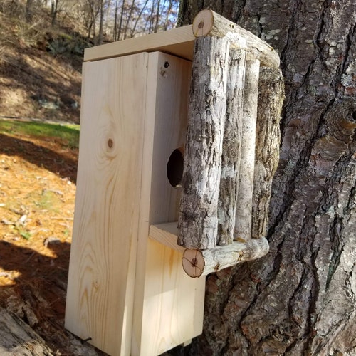 Extra Large Squirrel House Squirrel Nesting Box Wooden Etsy