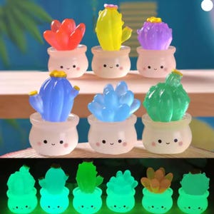 Miniature Luminous Cactus