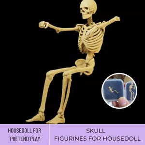 1Pc Miniature Skull, Miniature Realistic Skull 1/64 1/43 1/35, Miniature Skeleton Driver, Halloween Skull Spooky Decor, Skull Figurine