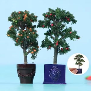 Miniatuur sinaasappelboom in pot: 1 stuk | Kleine fruitboom in pot voor sprookjestuin
