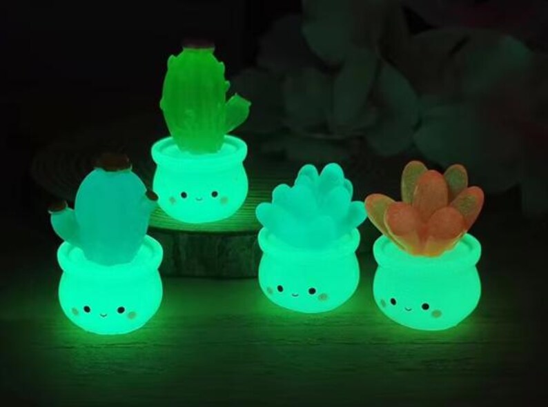 Cactus Resin Charms