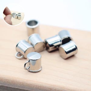 3Pcs Miniature Metal Coffee Cup Set, Dollhouse Kitchen Accessories, Tiny Metal Coffee Cups Set, Miniature Kitchen Decor, Miniature Cup