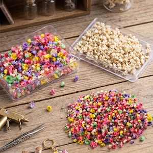 100Pcs Artificial Cone Flower | Tiny Wildflower Bouquet Fillers for Wedding & Crafts