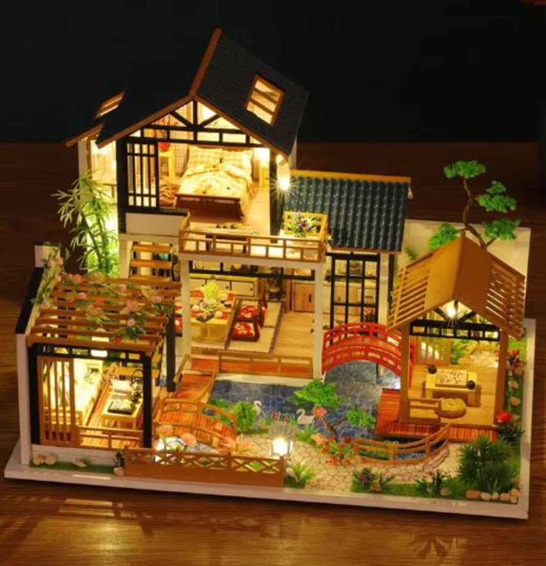 DIY Super Big Miniature Modern Japanese-style House Kit, Miniature ...