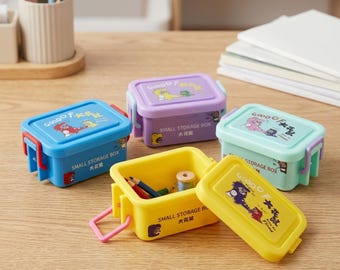 Miniature Picnic Lunch Box | Miniature Food Container Boxes |  Dollhouse Kitchenware