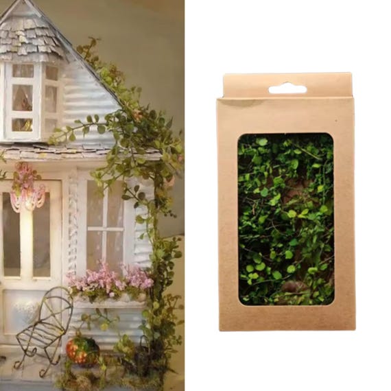 1 Box-Miniatur-Weinlaub-Efeu-Gras | Miniatur Blumenranken fr Fairy Garden  Dekoration - Etsy.de