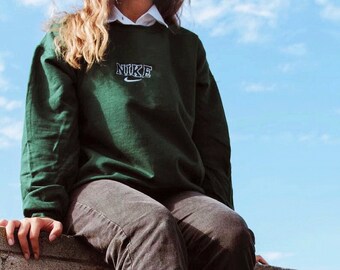 dark brown nike crewneck