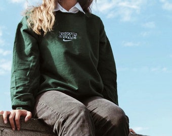 green vintage sweater