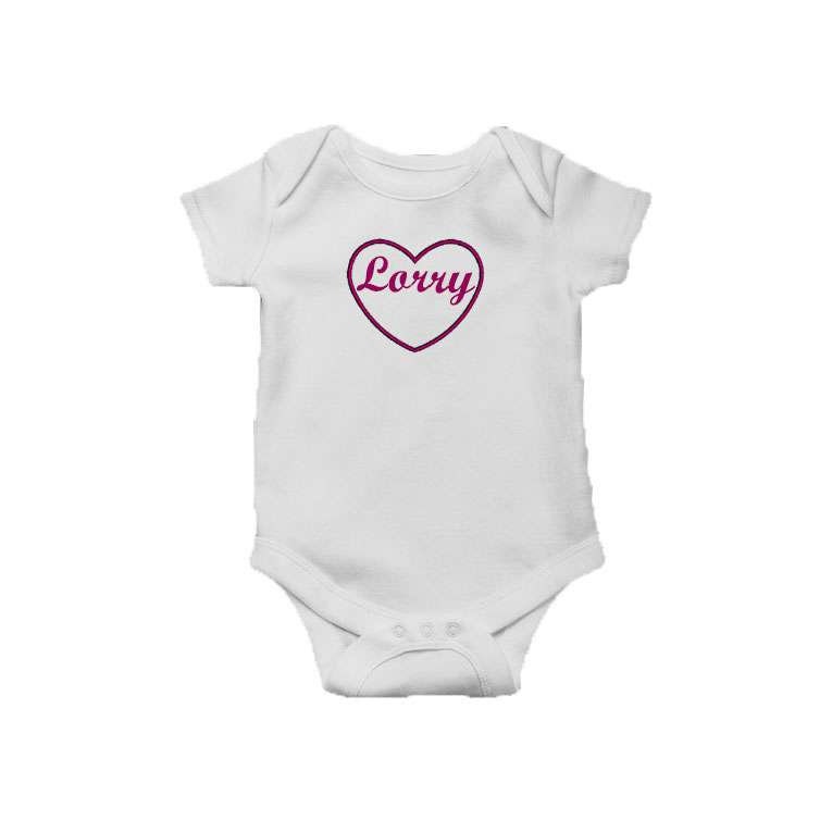 Heart Themed Baby Clothe Custom Name Special-Design Baby | Etsy