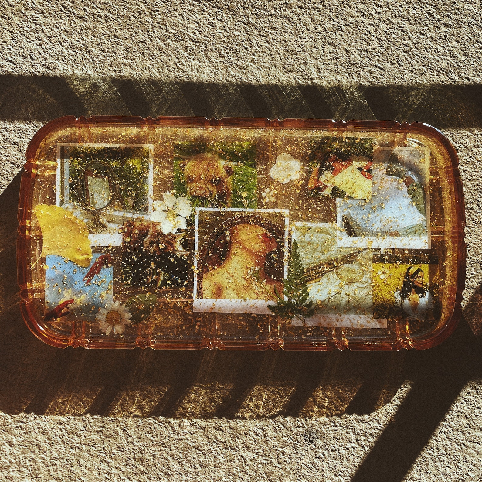 Cottage Core Tiktok Aesthetic Tray Amber Glass Tray Etsy