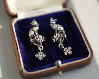 ★TATIANA★ Silver 925 Lovely Cat Jelly Earrings EC3097 5005 MUSINSA | TATIANA (Silver 925) Lovely Cat Jelly Earring EC3097