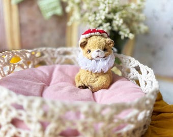 Miniature Teddy Bear Tiny 8cm teddytoyZZ Gift OOAK