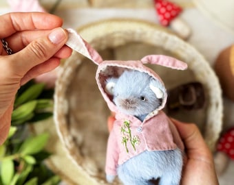 Blue Bear/Teddy Bears/Teddy Bears gift/Birthday/Decorative Toys/Toys Handmade Teddy Bears, Collectable Teddy Bear, Plush Teddy Bear