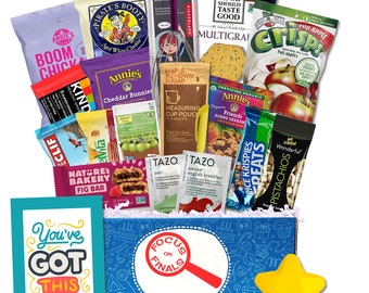 Focus on Finals College Care Package with Gift Card Choice