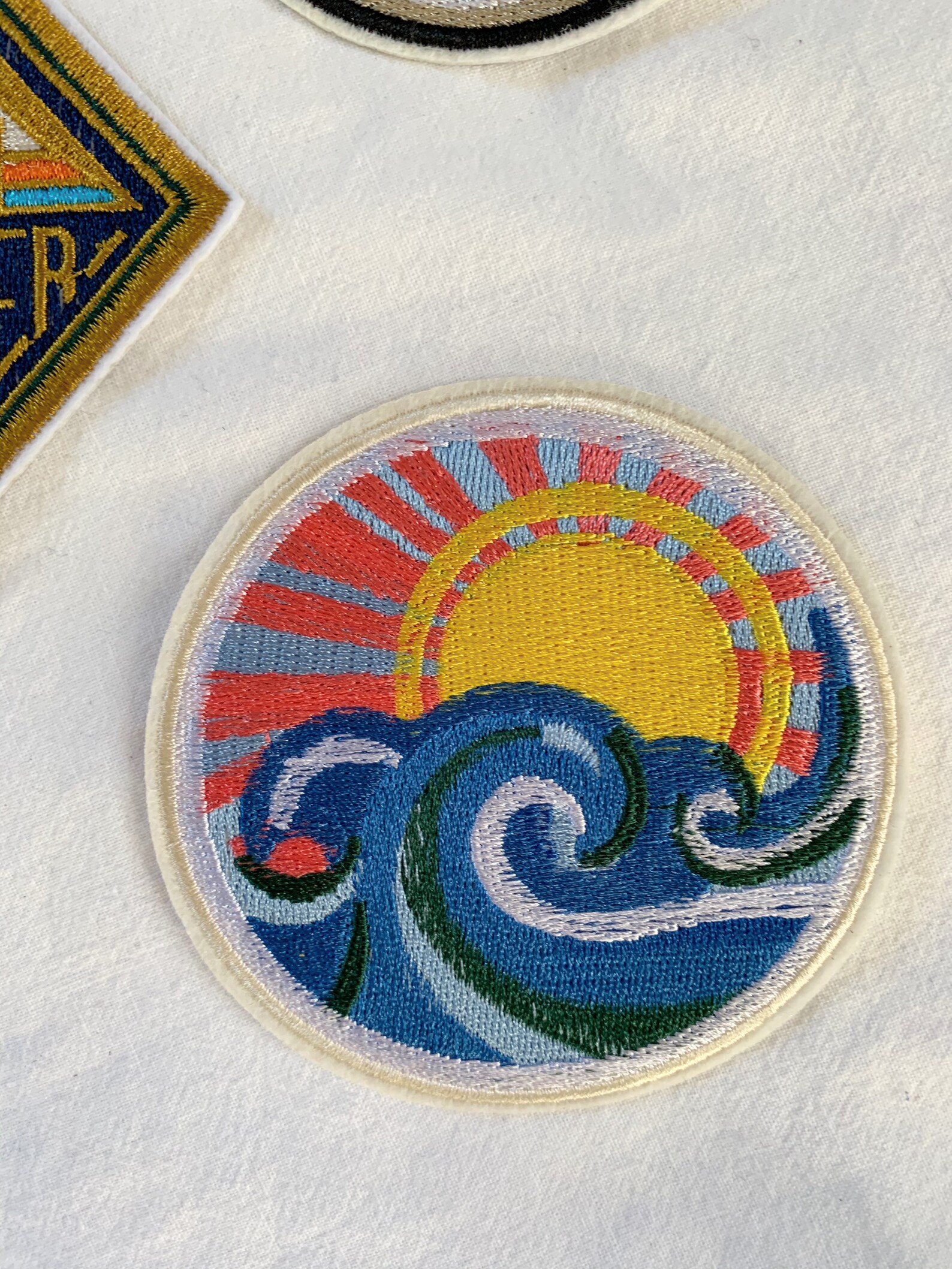 Ocean Beach Embroidered Adventure Patches - Etsy