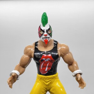Lucha Libre Pyscho Clown Action Figure Etsy