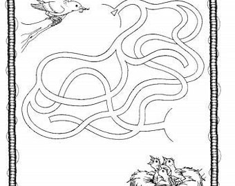 94-page Animals of the Earth Printable Colouring & Activity Book