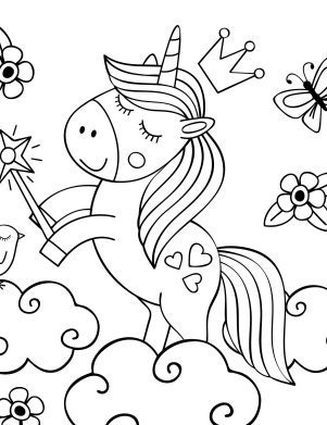 35-page Printable Unicorn Colouring Pages - Etsy