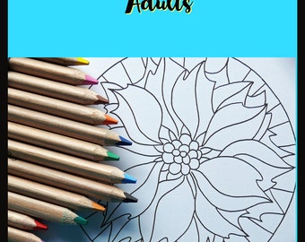 32 Digital Mandala Coloring Pages for Adults: Animals