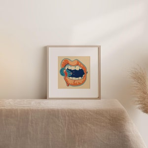 Downloadable Art Print | Feminist Wall Art | World Eater Print | Pop Art Decor