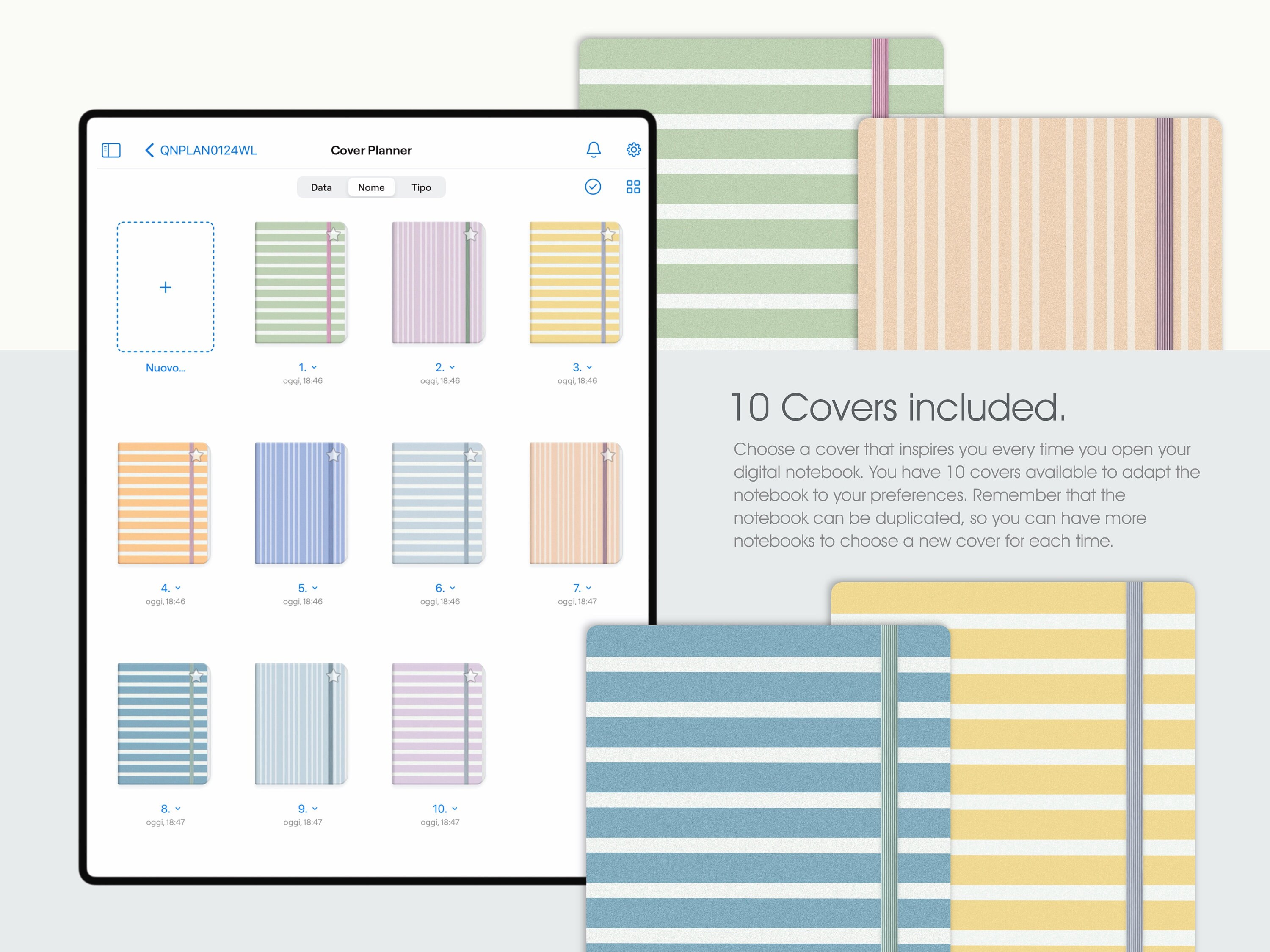 Tab Digital Landscape Notebook for Taking Notes on Ipad. Student ...