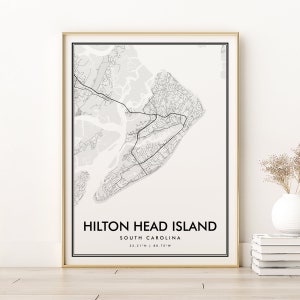 ""Hilton Head Island South Carolina Karte Print"""