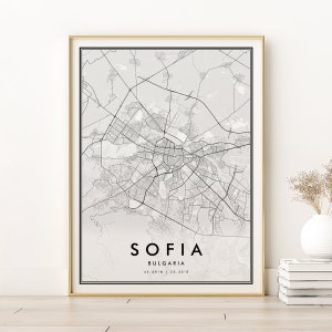 Stadtplan von Sofia, Landkarte Poster, Stadtplan von Bulgarien, Stadtplan für Stadt, Landkarte, Landkarte, Landkarte, Stadtplan, Stadtplan, Stadtplan, Stadtplan