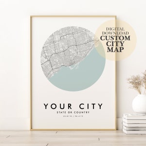 Digitaler Download Benutzerdefinierte Stadt Karte, benutzerdefinierte Stadt Karte Druck, benutzerdefinierte Karte Kunst, Stadt Karte Kunst Karte Download Valentinstag Geschenk Poster Digitaldruck