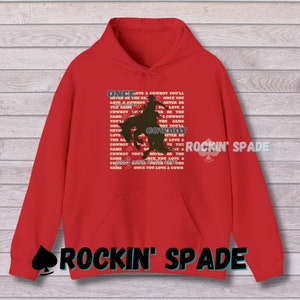 Once You Love a Cowboy Hooded Sweatshirt, Rodeo Style, Cowboy, Cowgirl Fashion, Western Hoody