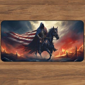 Reaper Desk Mat - Dark Aesthetic Gaming Mouse Pad, Office Decor, Unique Gift, Halloween, Gaming Desk Mats, Gothic Desk Mats, Mouse Pad