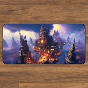Enchanting Fantasy Desk Mat - Perfect for Gamers, Home Office Decor, Gaming Desk Mats, Me Time, Desk Mat Gaming, Mause Pad, Desk Mat Dark
