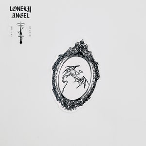 Dragon Temporary Tattoo: Gothic Art Fake Tattoo
