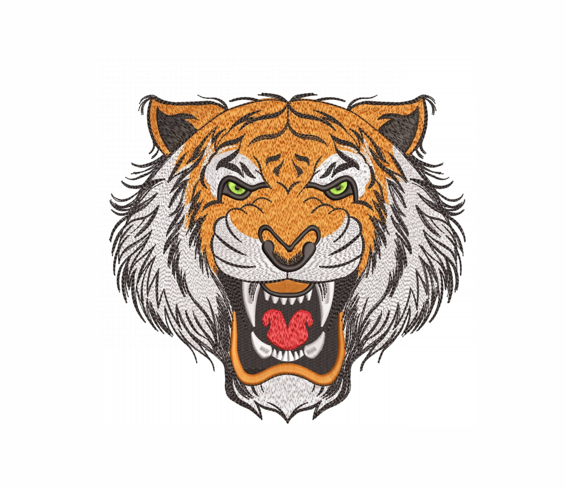 Tiger machine embroidery design 6 sizes  etsy australia Tiger machine embroidery design 6 sizes  etsy australia
