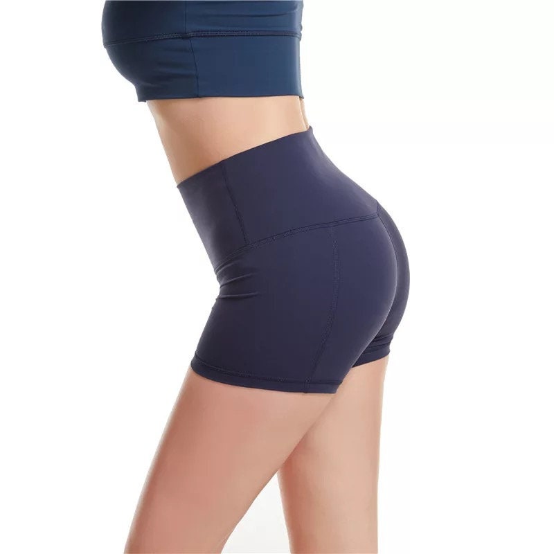 Festival Booty Shorts for Women, Blue Rave Outfit, High Rise