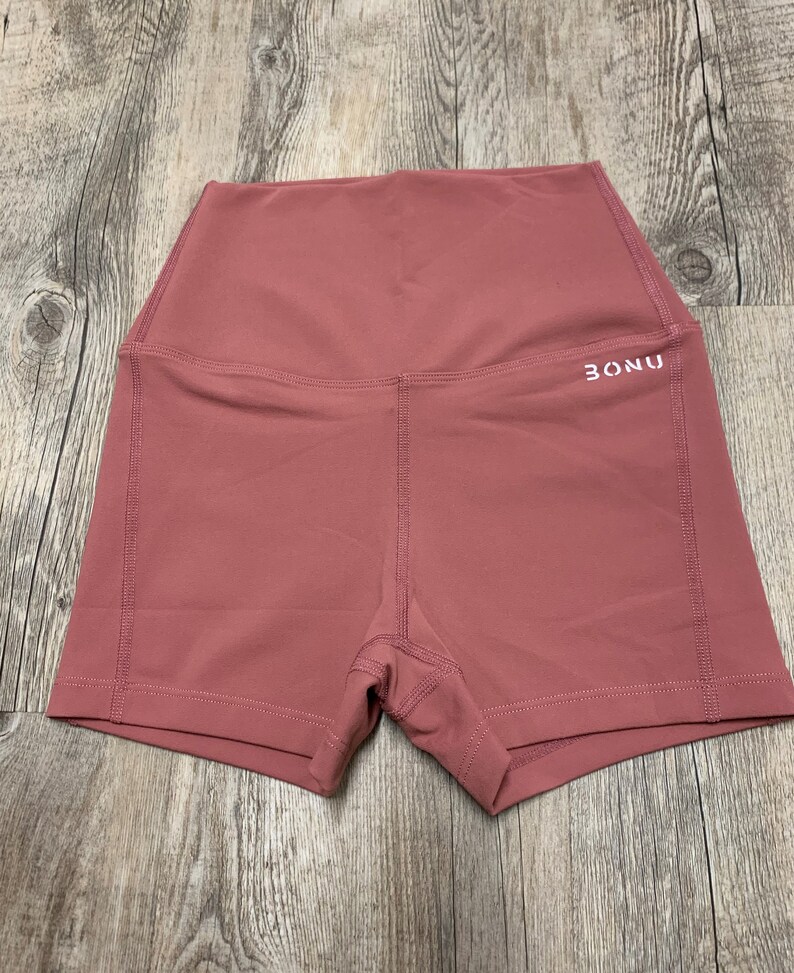 High Rise Gym Shorts Women Etsy