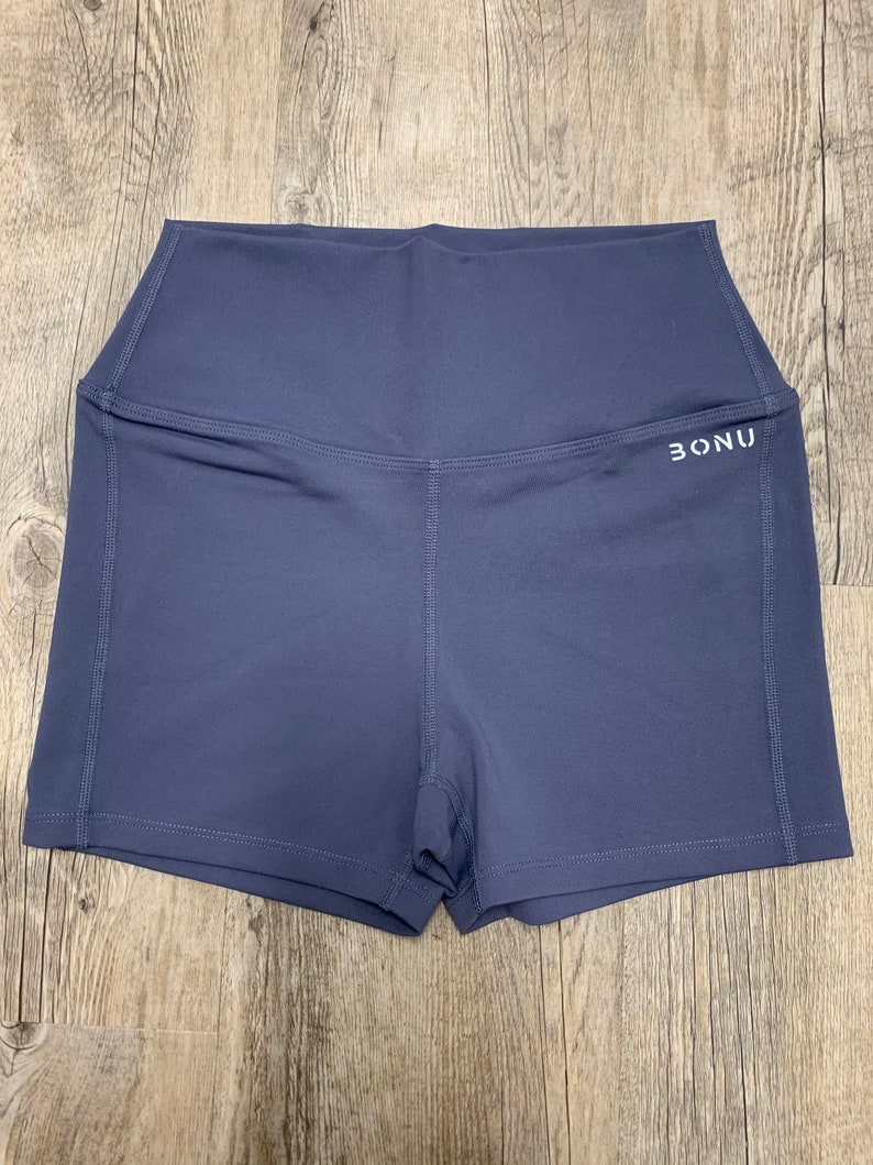 High Rise Gym Shorts Women Etsy