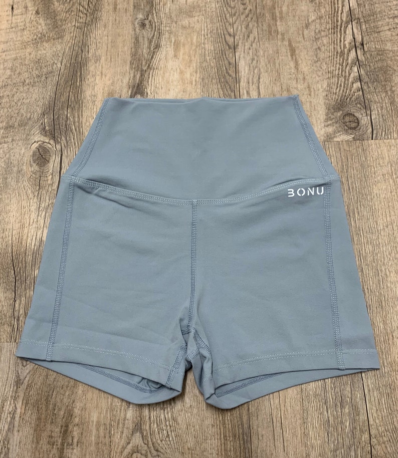 High Rise Gym Shorts Women Etsy