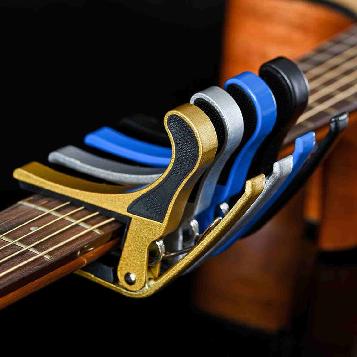 Guitar Accessories Folk Guitar Capo Ukulele Capo Guitar Metal Etsy