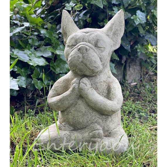 Tation French Bull Dog Statues Figurine Funny Cute Australia Tation French Bull Dog Statues, Dog Garden Ornaments Australia