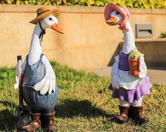 Garden Duck Statue | Etsy Garden Duck Statue | Etsy